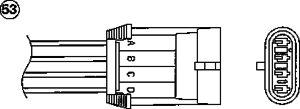 Лямбда-зонд NGK 1938/OTA7N-5A2 - Фото 1