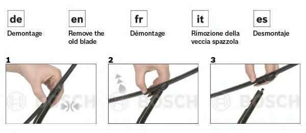 Щетка стеклоочистителя BOSCH 3 397 008 005 Aerotwin - Фото 1