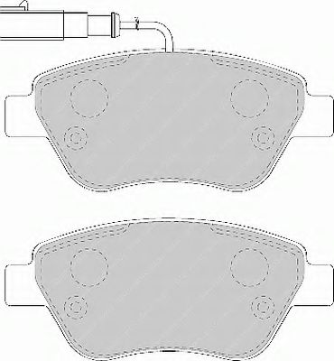 Тормозные колодки FERODO FDB1466