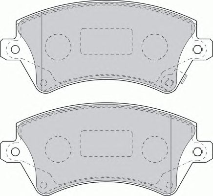 Тормозные колодки FERODO FDB1573