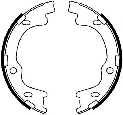 Тормозные колодки ручника FERODO FSB4022