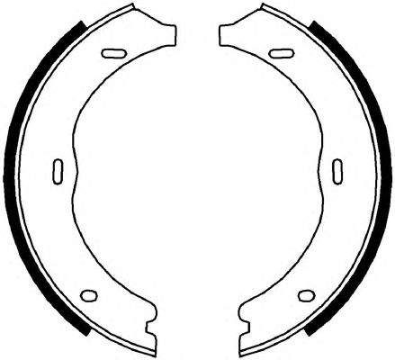 Тормозные колодки ручника FERODO FSB4003