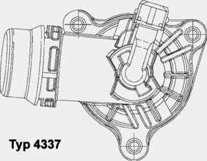 Термостат WAHLER 4337.105D