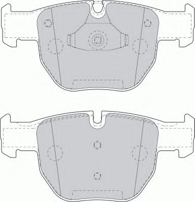 Тормозные колодки FERODO FDB1597