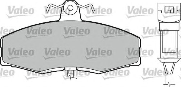 Тормозные колодки VALEO 598217 - Фото 1
