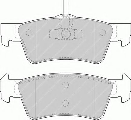 Тормозные колодки FERODO FDB1460