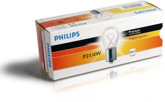 Лампа розжарювання PHILIPS 12594CP (ліхтар сигналу гальмування / задній габаритний вогонь, задня протитуманна фара) - Фото 1