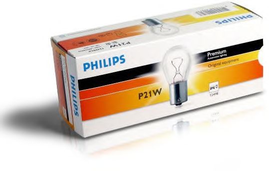 Лампа накаливания PHILIPS 12498 CP (фара дальнего света, фонарь указателя поворота, фонарь освещения номерного знака, стояночные огни / габаритные фонари) - Фото 1