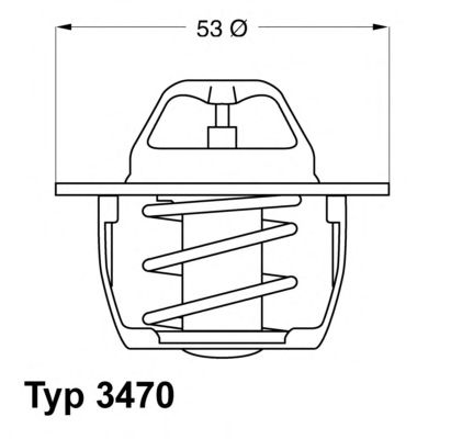 Термостат WAHLER 3470.89D50 - Фото 1