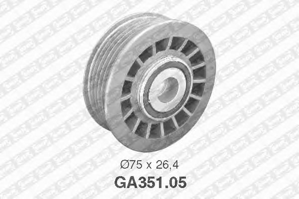 Направляющий / паразитный ролик  поликлинового ремня SNR GA351.05