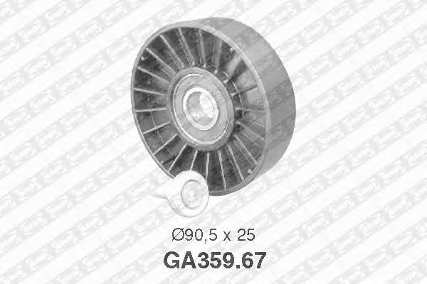 Направляющий / паразитный ролик  поликлинового ремня SNR GA359.67