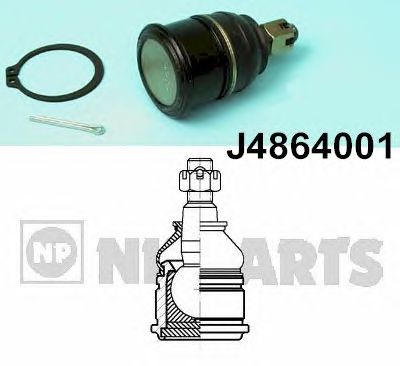 Шаровая опора NIPPARTS J4864001 - Фото 1