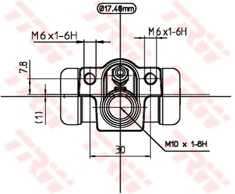 Колесный тормозной цилиндр TRW BWC244 - Фото 1