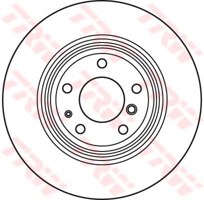Тормозной диск TRW DF4891 - Фото 1