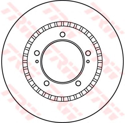 Гальмівний диск TRW DF4912 - Фото 1