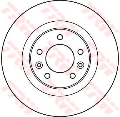 Гальмівний диск TRW DF4945 - Фото 1