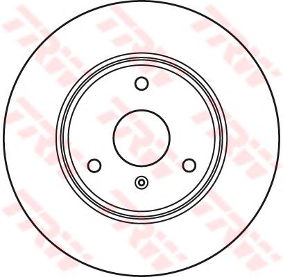 Тормозной диск TRW DF4961 - Фото 1
