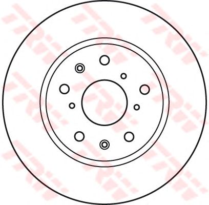 Гальмівний диск TRW DF4975 - Фото 1