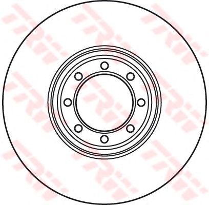 Тормозной диск TRW DF4985S - Фото 1