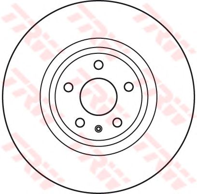 Тормозной диск TRW DF6051 - Фото 1