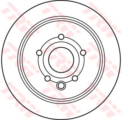 Тормозной диск TRW DF6052 - Фото 1