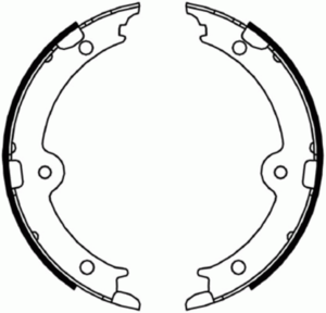Тормозные колодки ручника TEXTAR 91074000