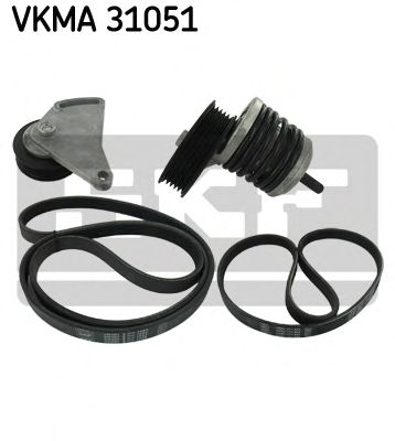 Комплект поликлинового ремня SKF VKMA 31051 - Фото 1