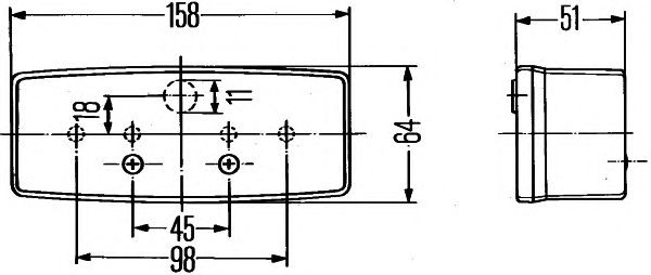 Задний фонарь HELLA 2SD 003 184-041 - Фото 1