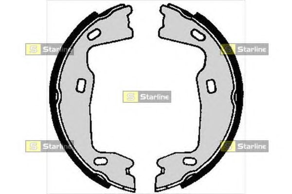 Тормозные колодки ручника STARLINE BC 02570 - Фото 1
