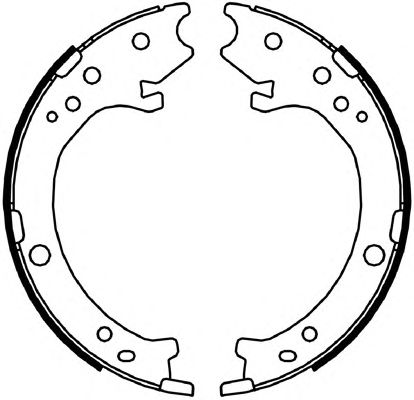 Тормозные колодки ручника FERODO FSB4043