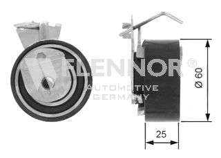 Натяжной ролик ремня ГРМ FLENNOR FS02142 - Фото 1