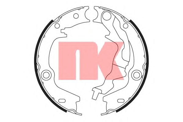 Тормозные колодки ручника NK 2735817 - Фото 1
