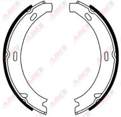 Тормозные колодки ручника ABE CRM012ABE - Фото 1