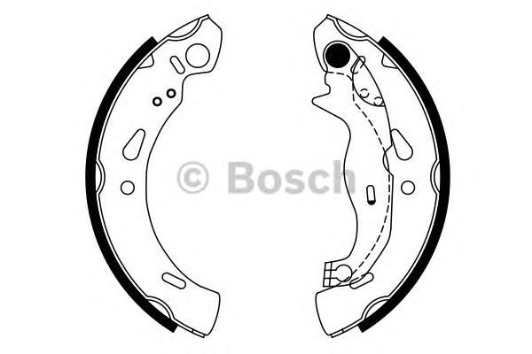 Тормозные колодки BOSCH 0 986 487 753