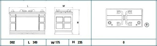Стартерная аккумуляторная батарея EXIDE EG1102 - Фото 1