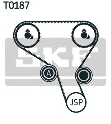 Комплект ремня ГРМ SKF VKMA 06503 - Фото 1