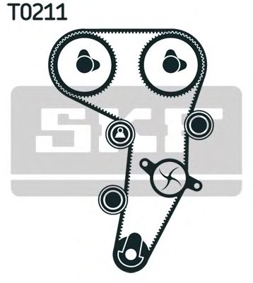 Помпа + комплект ГРМ SKF VKMC 01255-1
