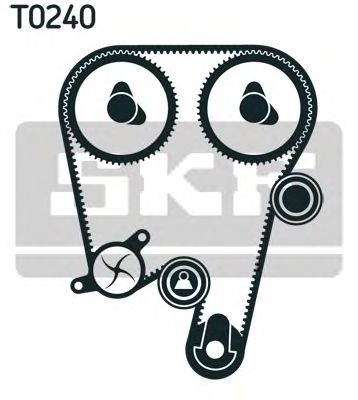 Комплект ремня ГРМ SKF VKMA 06605 - Фото 1
