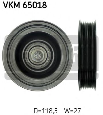 Направляющий / паразитный ролик  поликлинового ремня SKF VKM 65018