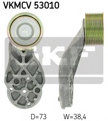 Направляющий / паразитный ролик  поликлинового ремня SKF VKMCV 53010