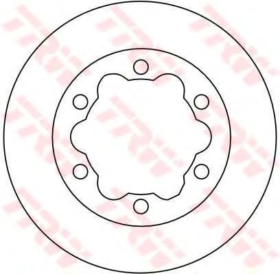 Тормозной диск TRW DF4089 - Фото 1