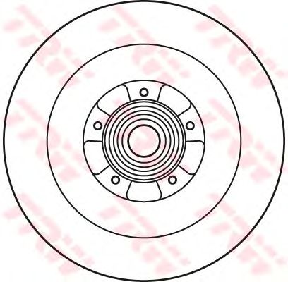 Тормозной диск TRW DF4228BS - Фото 1