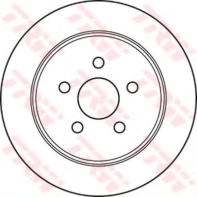 Гальмівний диск TRW DF4533 - Фото 1