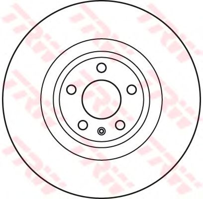 Гальмівний диск TRW DF4695S - Фото 1