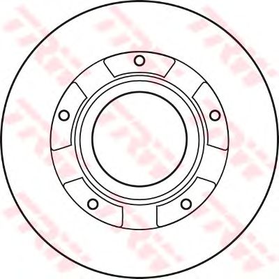 Гальмівний диск TRW DF4821S - Фото 1