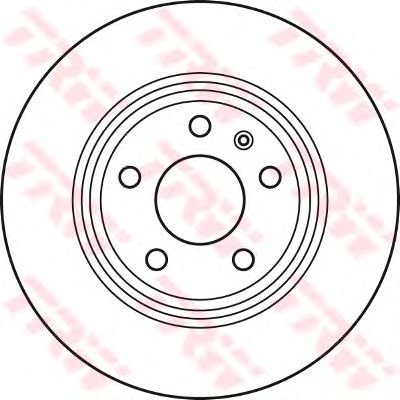 Гальмівний диск TRW DF4848 - Фото 1