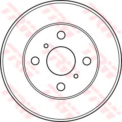 Гальмівний диск TRW DF4884 - Фото 1