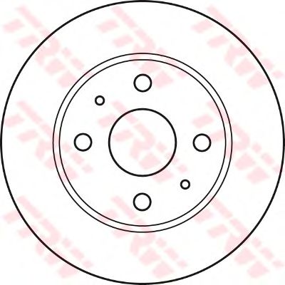 Гальмівний диск TRW DF4887 - Фото 1