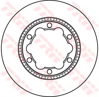 Гальмівний диск TRW DF4919S - Фото 1