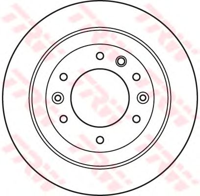 Гальмівний диск TRW DF4925 - Фото 1